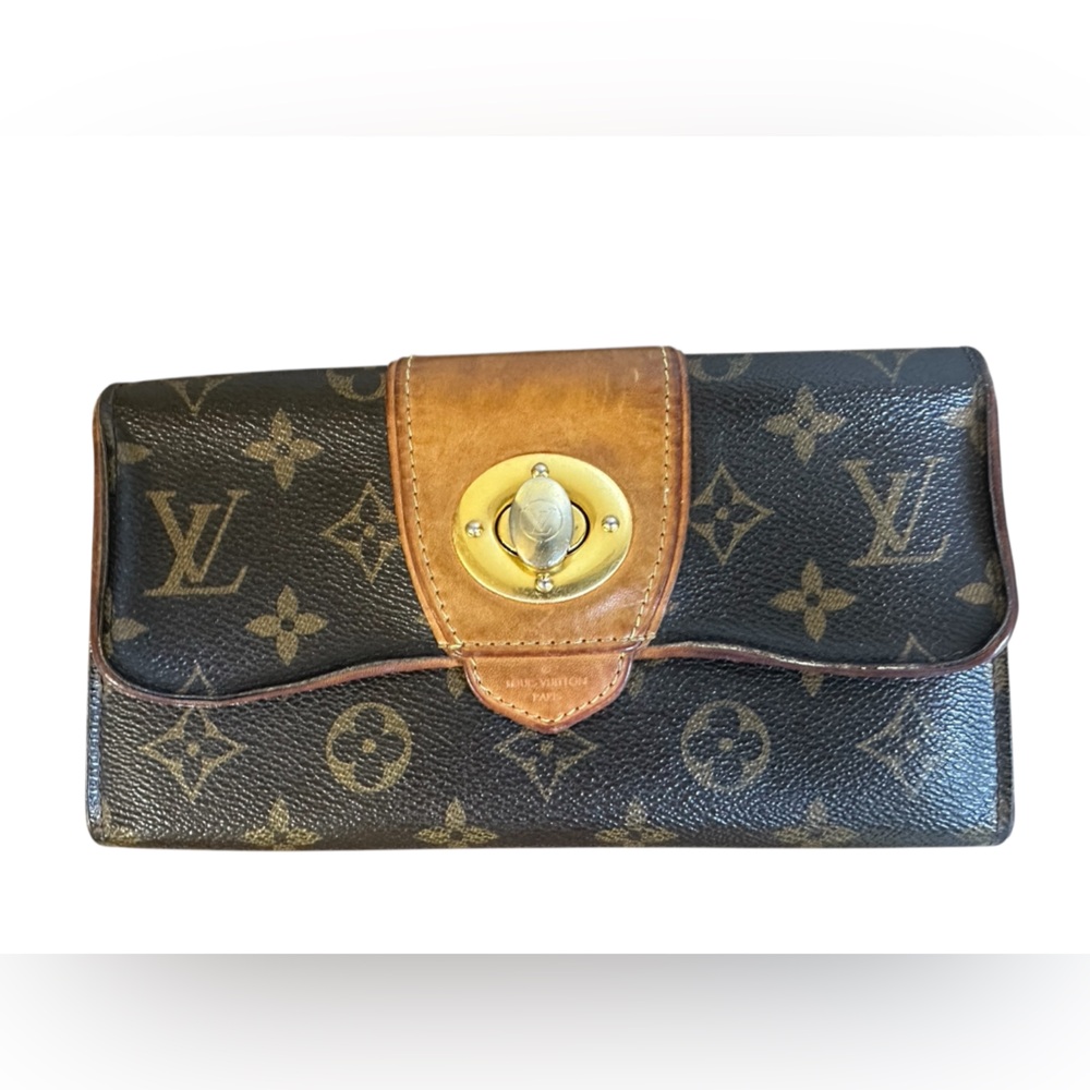 LOUIS VUITTON VINTAGE MONOGRAM BOETIE WALLET W/ COA